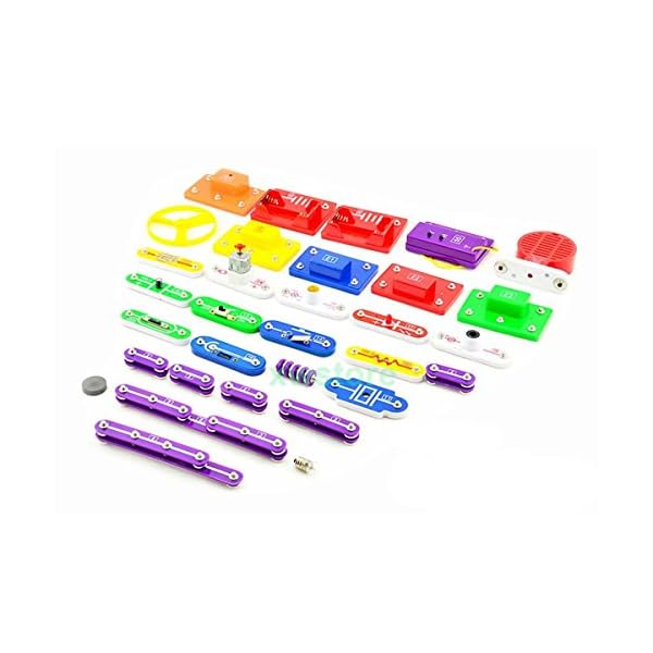 VFENG-335-Circuit-Kits-for-Kids-Circuit-Experiment-Kits-Science-Kits-Electric-Circuit-Kits-With-31-Snap-parts-Educational-Science-Kit-Toy-Boys-Girls VFENG 335 Circuit Kits for Kids Circuit Experiment Kits Science Kits Electric Circuit Kits With 31 Snap parts…