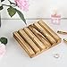 MyGift Set of 2 Burnt Wood Ring Display Holders, Jewelry Showcase Organizers