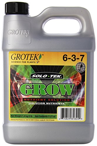 Grotek GT10104363 Solo Tek Grow Plant Nutrient, 1L