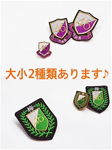 Amazon 乃木坂46 欅坂46 刺繍 ワッペン バッチ仕様 全4種 刺しゅう アイドル 芸能人グッズ 通販