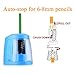 SMARTRO Pencil Sharpener, BEST Heavy Duty Steel Blade, Electric Pencils Sharpener with Auto Stop for Colored Pencils Artists Kids Adults (blue)