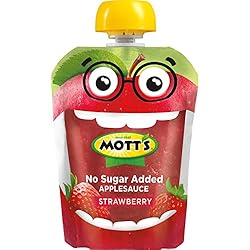 Mott's No Sugar Added Strawberry Applesauce, 3.2