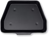 Thorness Black Metal Ash Pan 28cm Wide with Lightweight Coal Log Tongs view 2