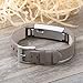 bayite Leather Bands Compatible with Fitbit Alta and Alta HR, Suede Grey 5.5
