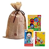 Baby Shape Sorter Stacker Rattles Toys Baby Teether Links Christmas Gift Set for Toddler