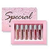 Rouge à Lèvres Matte - 6 Couleur Set Rouge à Lèvres Liquide Mat Longue Tenue Wat