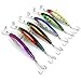 Aorace 6pcs/lot Pesca Deep Sea Fishing Lure Kit Fishing Bait Hook 2/0# Minnow Fishing Tackle 16.5cm/33.4G 1pc