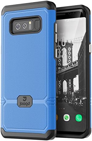 Jaagd Galaxy Note 8 Case, Slim Shock-Absorbing Modern Slim Non-Slip Grip Cell Phone Cases for Samsung Galaxy Note 8 (Classic Blue)