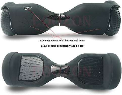 Silicone Case for 6.5inch Classic Hoverboard,Self balance Scooter Case (Black) - Eoozon