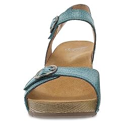 Dansko Women's Tricia Wedge Sandals, Lagoon, 11.5-12