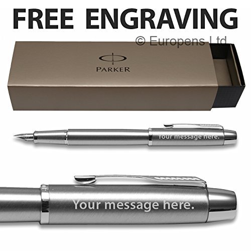 Fountain Pen Parker Pen Free Engraving Parker Im Brushed Metal