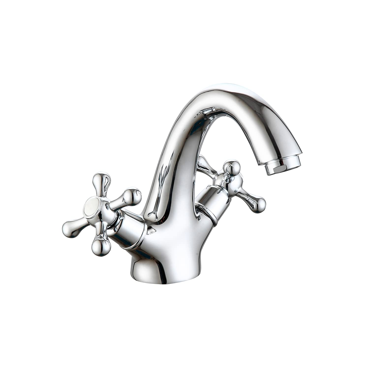DP Bath Almendro – Basin monoblock tap in silver chrome