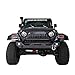 Hooke Road Front Gladiator Grill Cover Vader Grille w/Mesh Guard Compatible with Jeep Wrangler TJ 1997-2006 (Matte Black)