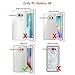 Galaxy S6 Case, Eflistone(TM) Samsung Galaxy S6 Beautiful Flower Pattern Design Slim Fit Cover with Soft TPU Hybrid Shockproof Protective Hard Case Cover for Samsung Galaxy S6 (case-6)