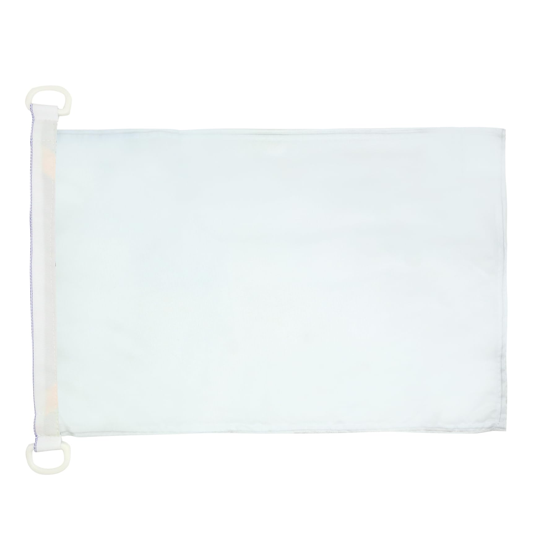 AZ FLAG Plain White Nautical Flag 18'' x 12'', White Solid color flags 30 x 45 cm, Banner 12x18 in for boat