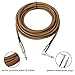 SCIROKKO Professional Guitar Cable 20FT/6m Music Instrument Cables Audio Cable (Right Angle 1/4 to Straight 1/4 inch TS) -Electric Guitar Wire Bass Guitar Cord Heavy Duty Speaker Cable