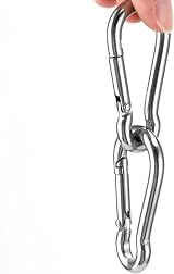 KOHAND 12 M6 Stainless Steel Spring Link Heavy Duty Snap Hooks Quick Connector view 6
