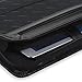 Samsill Regal Leather  Padfolio with Zippered Closure, Letter Size Writing Pad, Interior 10.1 Inch Tablet Sleeve, Black