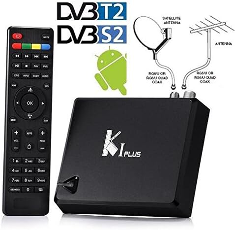 Ohmygod85 K1 Plus TV Box 1GB/8GB Amlogic S905 Quad Core Android 5.1 DVB-T2 DVB-S2 2.4G WiFi 4K Set Top Box