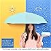 visnfa Umbrella Ultra Mini and Light with a Cute Capsule Case and not only umbrella but also Anti-UV Sun Umbrella (Blue)