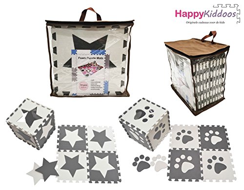 [- Happykiddoos Puzzlespielmatte. 20 Foam Matte. Spielmatte Schaumstoff Verriegelung Puzzle Kindert