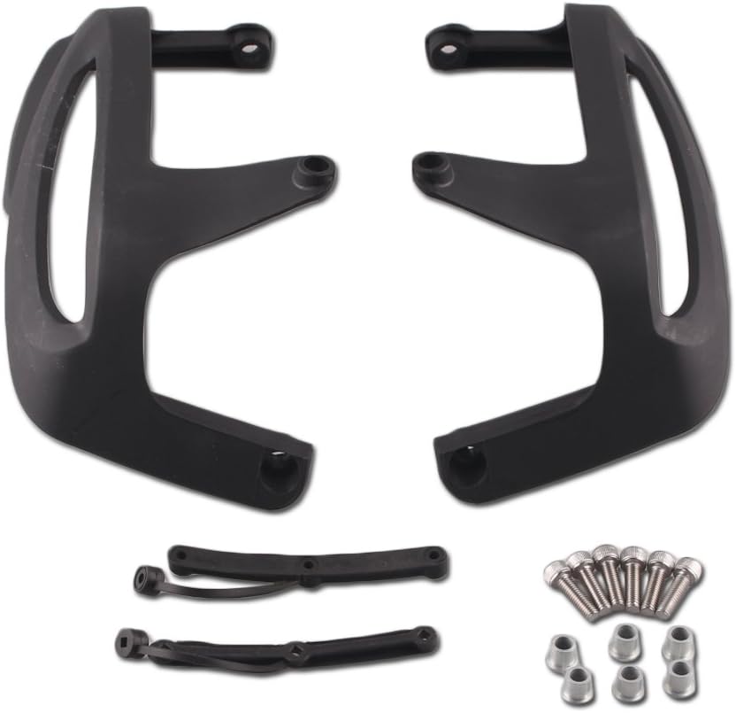 GZYFBlack Motorcycle Engine Guard, Front, Pair, ABS Plastic, BMW R1200GS 2004-2008, R1200R 2006-2010, R1200RT 2005-2009, R1200S 2006-2007