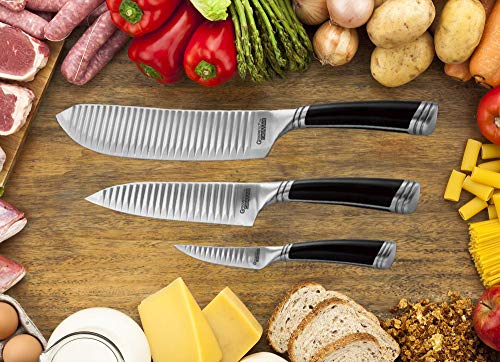 casaWare 3-piece Classic Knife Set. 6-inch Chef Knife, 3.5-inch Paring Knife and 8-inch All Purpose Knife