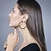 wowshow Acrylic Resin Hoop Earrings for Women Statement Fashion Geometric Octagon Earrings