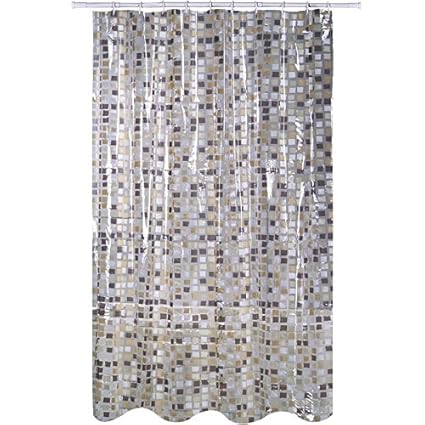 Amazon Com Msv Shower Curtain Includes 12 Ring Hooks 70 X 78