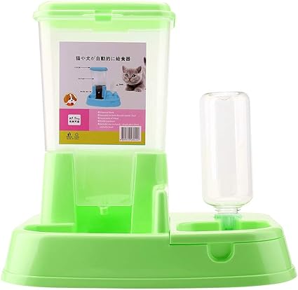 Zerodis 2 En 1 Distributeur De Nourriture Fontaine à Eau