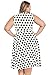 Roswear Women's Vintage 1950's Polka Dot A-Line Belted Skater Dress S-XXXXL