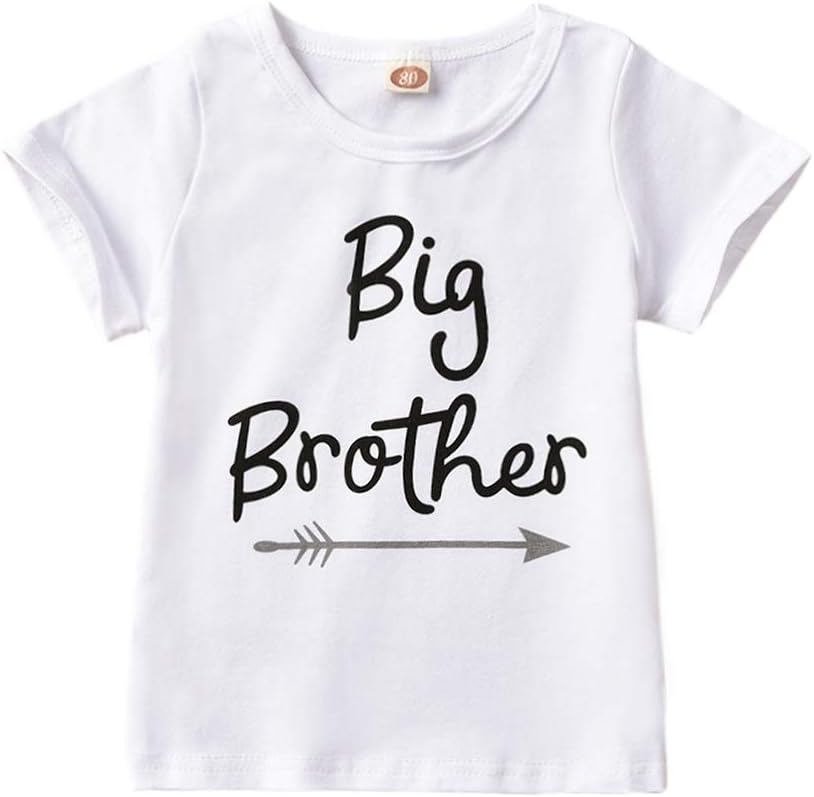 Baby Girls Boys Cotton Sisters Brothers Matching Clothes Rompers with Shirts 0-7Years