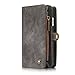 MOONORN iPhone 7 Plus/iPhone 8 Plus Wallet Case - Detachable Leather Phone Wallet Magnetic Flip Case Shockproof Cell Phone Case with Credit Card Slots (Black)
