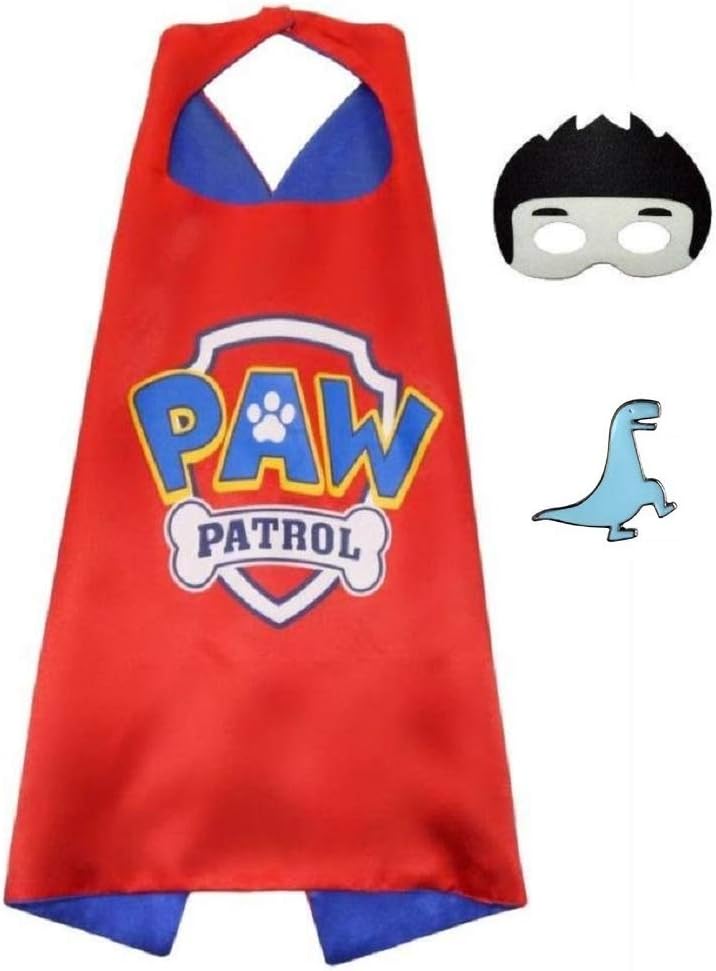 Superhero Cape and Mask Halloween Costume Set for Boys and Girls