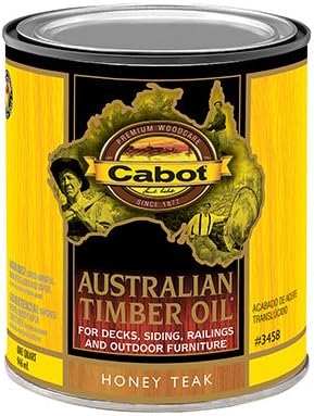 Cabot Samuel 3458-05 QT, Honey Teak, Australian Timber Oil