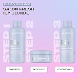 Lee Stafford Blue Toner Hair Mask | Bleach Blonde Ice White | Conditions & view 4