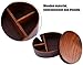 Lautechco Japanese Bento Boxes Wood Lunch Box Handmade Natural Wooden Sushi Box Tableware Bowl Food Container