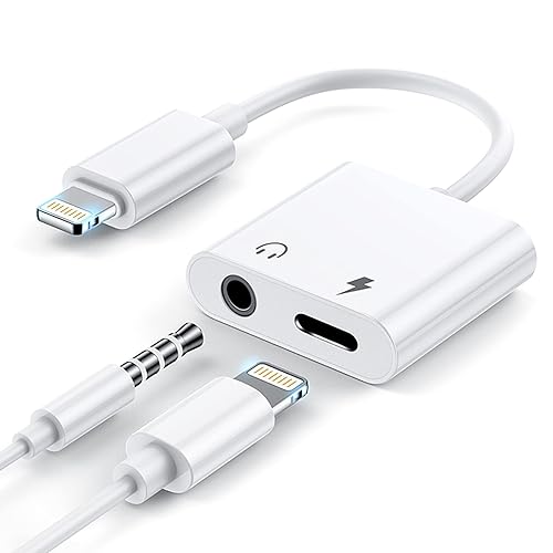 Recomfit Lightning to Headphone Audio Charger Adapter