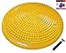 AppleRound Inflated Wobble Cushion with Hand Pump, Air Stability Board (Extra Thick), Core Balance Disc for Adults, Sensory Wiggle Seat for Kids, Flexible Seating for All Age, 13.5in / 34cm Diameter