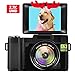 Digital Camera Vlogging Camera for Youtube 2.7K UHD 3.0 Inch 24MP Small Zoom Compact Camera with 180 Degree Rotation Flip Screen