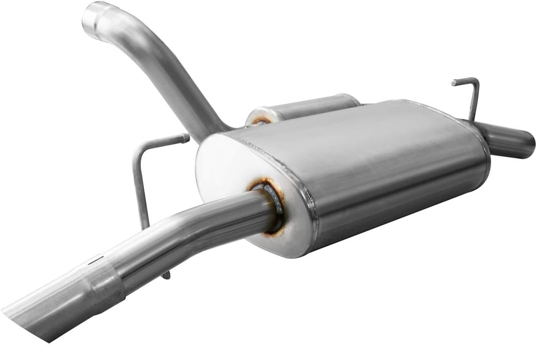 2018 2019 Jeep Wrangler JL, 3.6L V6 2.5" Dual Rear Exit Axle Back Exhaust System