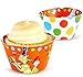 BirthdayExpress Dr Seuss Cat in the Hat Party Supplies - Cupcake Wrappers (12)