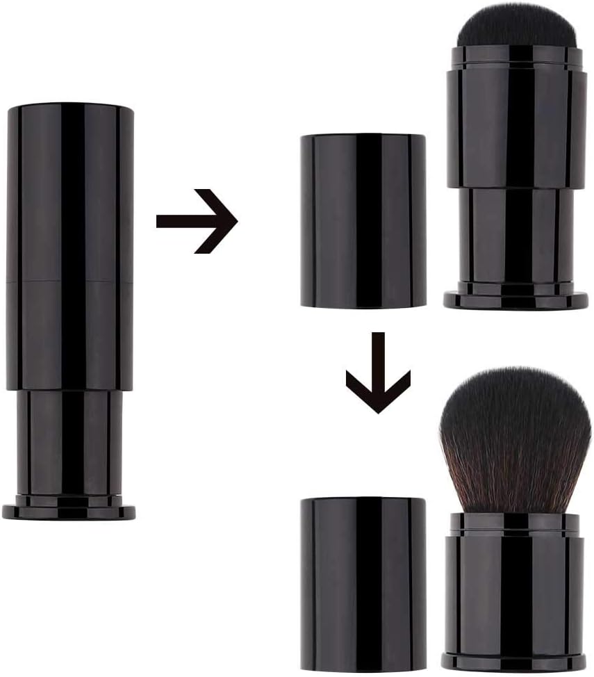 Retractable Kabuki Makeup Brush, Daubigny Powder Brushes Foundation Travel Foundation Brush for Blush Bronzer & Powder - Image 4