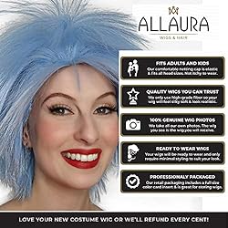 ALLAURA – Blue Thing Wig – Crazy Spiky Anime