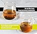 ilauke 200Pcs Tea Filter Bags Empty Drawstring Disposable Tea Infuser Teabags for Herbs Loose Tea with Snail Shape Tea Bag Holders and Tea Clip
