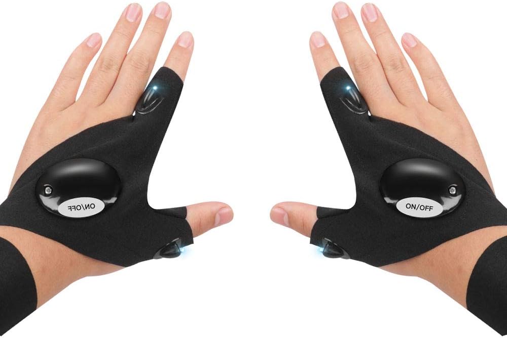 LED Flashlights Gloves, LED Glove Set for Men/Women Gadgets