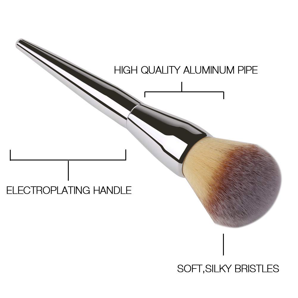 Foundation Brush,Daubigny Large Powder Brush Flat Arched Premium Durable Kabuki Makeup Brush Perfect For Blending Liquid,Cream and Flawless Powder,Buffing, Blending,Concealer: Beauty