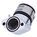 Glixal ATKS-018 GY6 125cc 150cc Alloy High Performance Racing Intake Manifold for 152QMI 157QMJ 4-Stroke Engine Scooter Moped ATV Go Kart