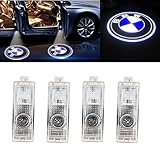 Grolish Cree Led 4 piece Car Door LED Lighting Logo Projector Door Step Light for BMW(4-Pack)