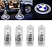 Grolish Cree Led 4 piece Car Door LED Lighting Logo Projector Door Step Light for BMW(4-Pack)